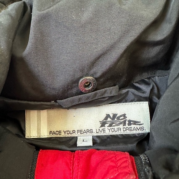 Vintage No Fear Zip-up Multi Pocket Jacket Large - Picture 3 of 7